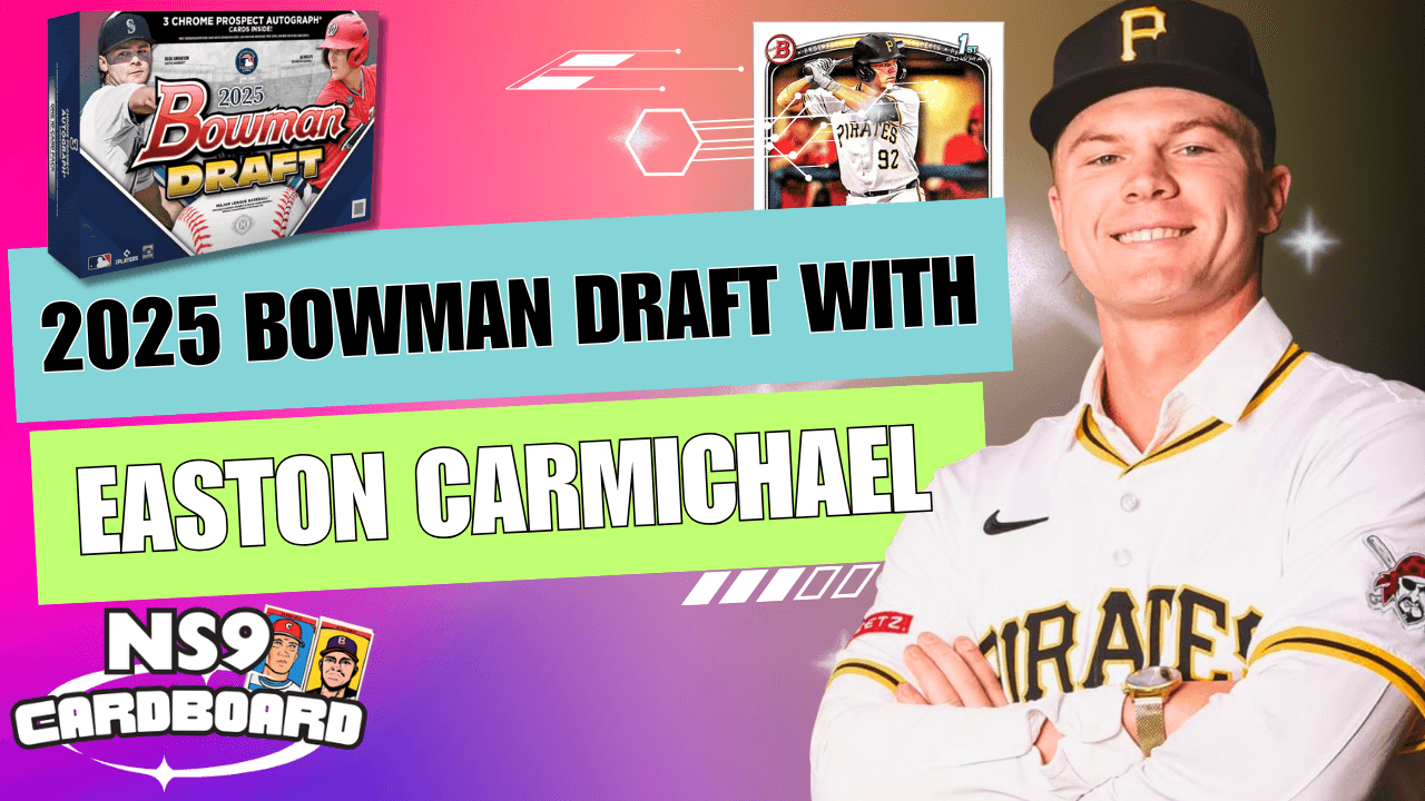 We Ripped 2025 Bowman Draft With Pirates Prospect Easton Carmichael