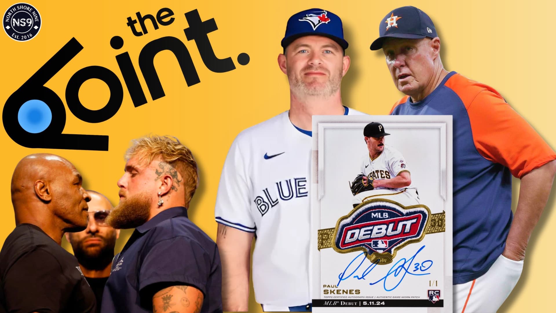 The Point: Tyson/Paul, Skenes 1 of 1, New Coaches